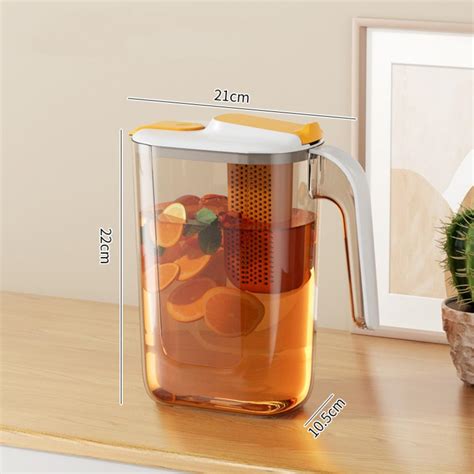 Snapklik.com : Fruit Infuser Pitcher With, High Heat Resistance ...