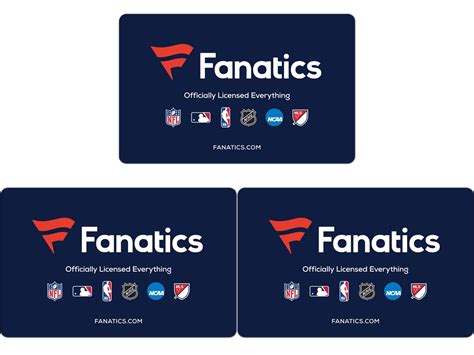 Fanatics Sports Apparel Gift Card 27% Off