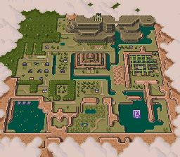 Mike's RPG Center - Zelda: A Link to the Past - Maps - Dark World