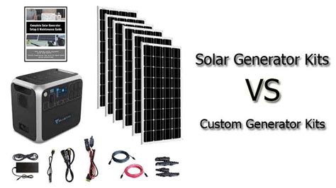 Best Solar Generator Kits - Portable Generator