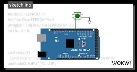 Clear EEPROM - Wokwi ESP32, STM32, Arduino Simulator