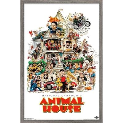 Trends International Animal House - One Sheet Framed Wall Poster Prints Barnwood Framed Version ...