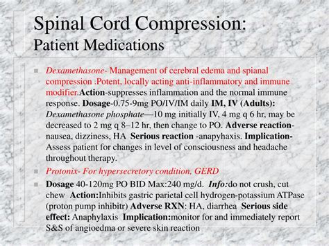 PPT - Spinal Cord Compression: A Case Study PowerPoint Presentation ...