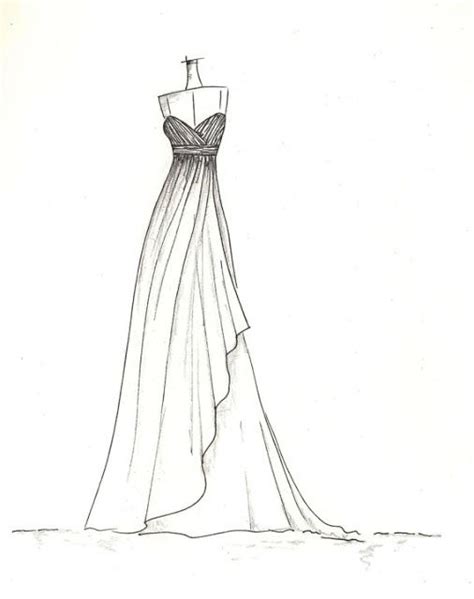 The Story Of Us: The dress | Fashion illustration sketches dresses, Dress design drawing ...