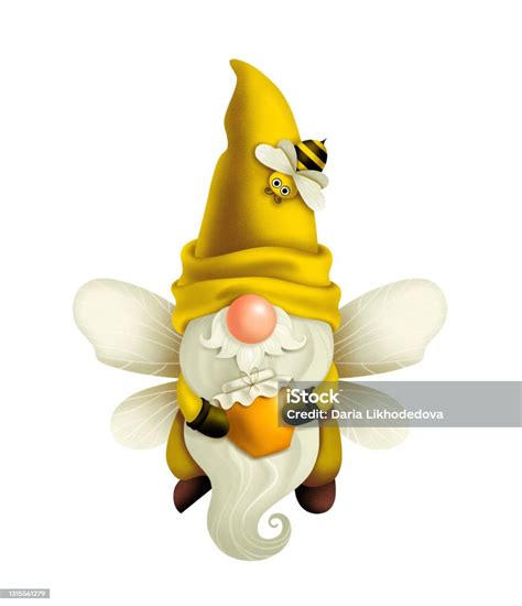 Gnome With A Beard Stock Illustration - Download Image Now - Gnome ...