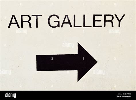 Art gallery sign hi-res stock photography and images - Alamy