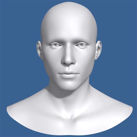 Man Head 3d Model 3D Model $39 - .fbx .max .obj - Free3D