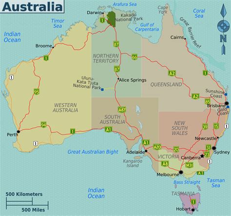 File:Australia regions map.png - Wikitravel Shared