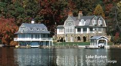 We saw Nick Saban's house on Lake Burton, GA. For sale | Lake house, Small house, Architecture