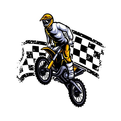 Premium Vector | Motocross vector logo , Motocross freestyle