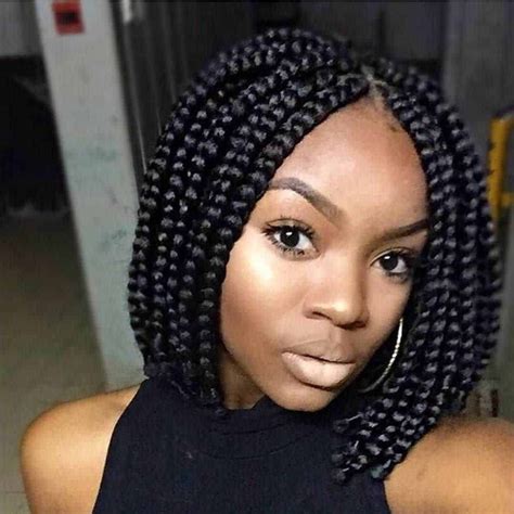 30 Short Box Braid Styles For Every Lady To Try | ThriveNaija | Short box braids, Short box ...