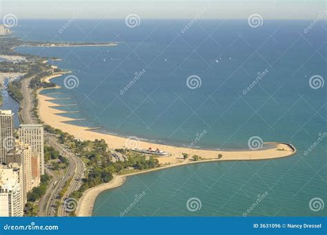 Chicago,Lake Michigan stock photo. Image of lakeshore - 3631096