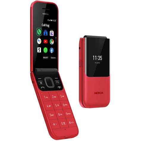 Buy Nokia 2720 Flip Dual SIM 4GB 512MB RAM 4G LTE Red 4GB Online Bahrain, Manama | OurShopee.com ...