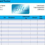 Gift Certificate Log Template (2) - PROFESSIONAL TEMPLATES | PROFESSIONAL TEMPLATES