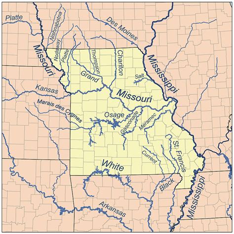 Rebel’s Cove Conservation Area Map, MO – Natural Atlas