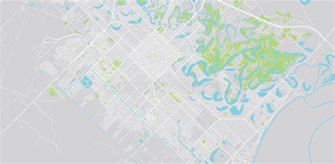 Urban Vector City Map of Resistencia, Argentina Stock Vector ...