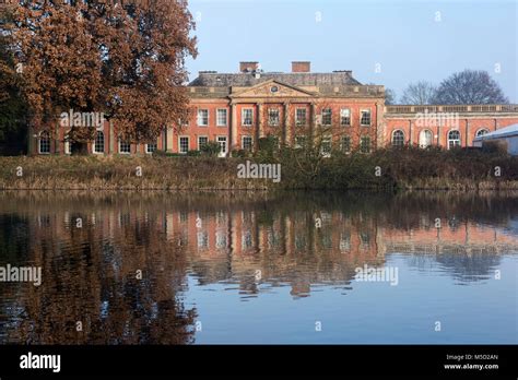 Winter Reflections of Colwick Hall Hotel at Colwick Country Park in Nottingham, Nottinghamshire ...