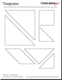 IDEAS Tangrams Program Resources - Printable Resources