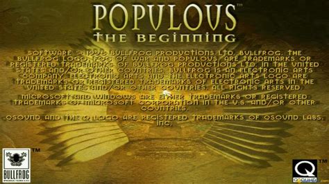 Populous 3: The Beginning gameplay (PC Game, 1998) - YouTube