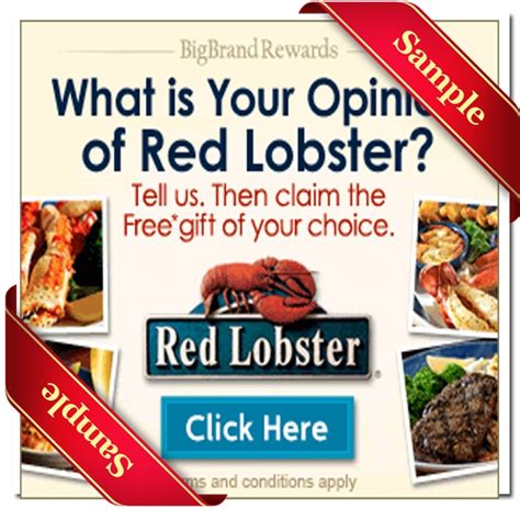 Red Lobster Printable Coupons