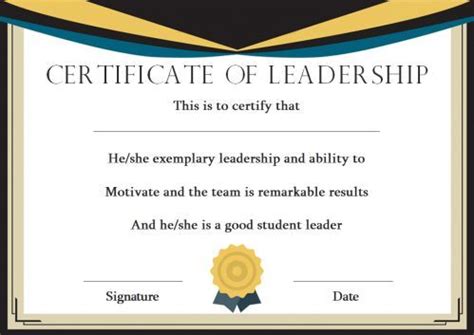 Student Leadership Certificate: 10+ Best Student Leadership EducationTemplates - Template Sumo ...