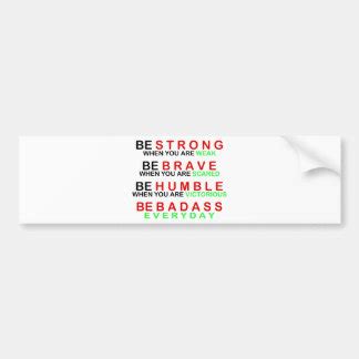 Badass Bumper Stickers - Car Stickers | Zazzle