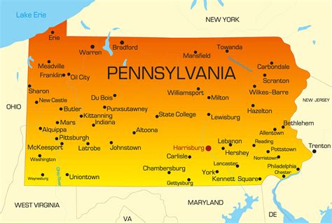 Pennsylvania Map Guide of the World ~ mapvoice