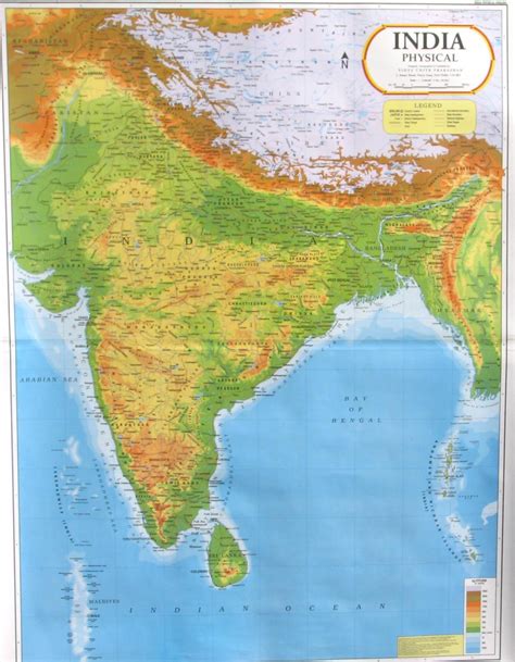 Physical Map Of India Physical Map India Map Arabian Sea India Culture Physical Properties ...
