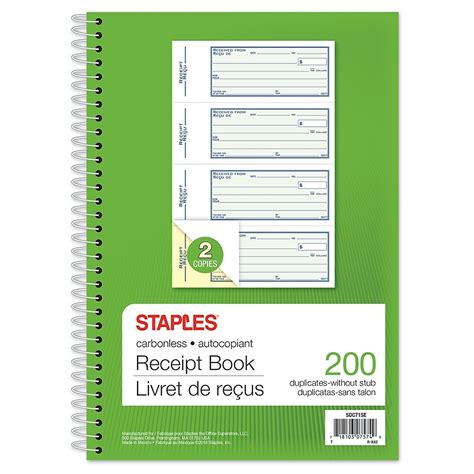 rent receipt book staples - Associated Himself Blook Photo Galleries