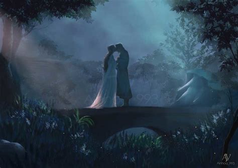 ArtStation - Scene Aragorn & Arwen, Ainhoa Del Valle Ruiz | Aragorn and ...