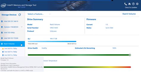 VROC NVMe SMART - Intel Community