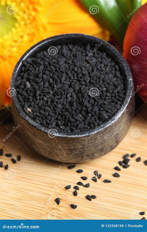 Nigella sativa seeds stock photo. Image of pickle, ingredient - 122328138