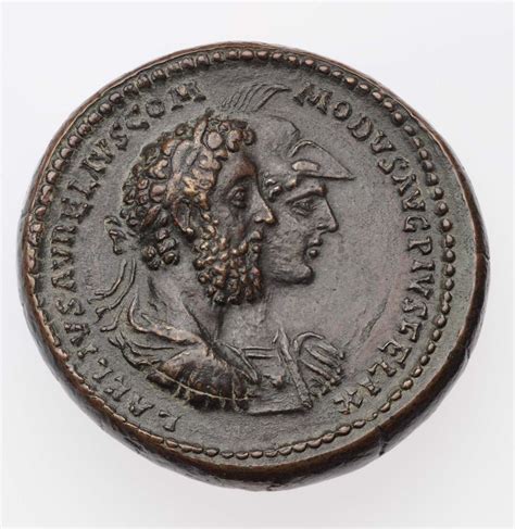 Medallion with busts of Commodus and Roma | Museum of Fine Arts, Boston ...