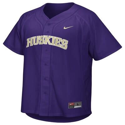 Nike Washington Huskies Youth Replica Baseball Jersey - Purple ...