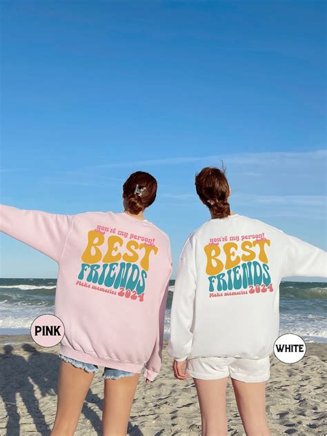 Matching Best Friend Hoodies, Funny Bestie Trip Sweatshirt, Girls ...