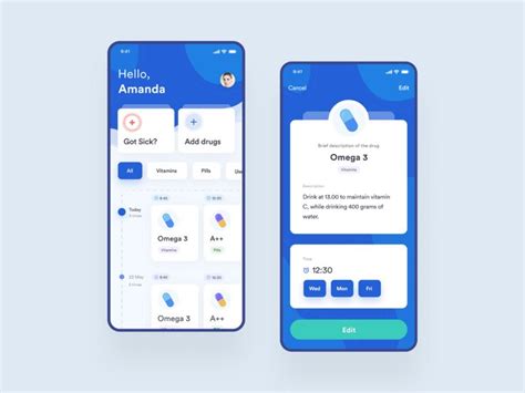 Pill Reminder | Add pills | App interface design, Mobile app design ...