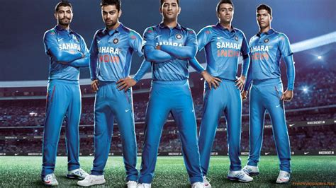 Cricket Wallpapers India - Indian Cricket Team with Original Team Kit ...