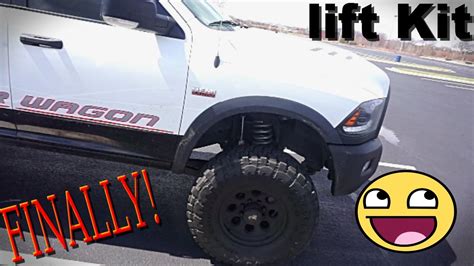 Ram Power Wagon LIFT INSTALLED!! - YouTube