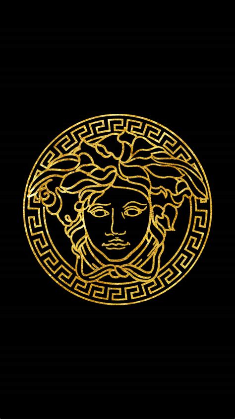 Versace Logo (Black) 1080x by tdotwallpapers on DeviantArt