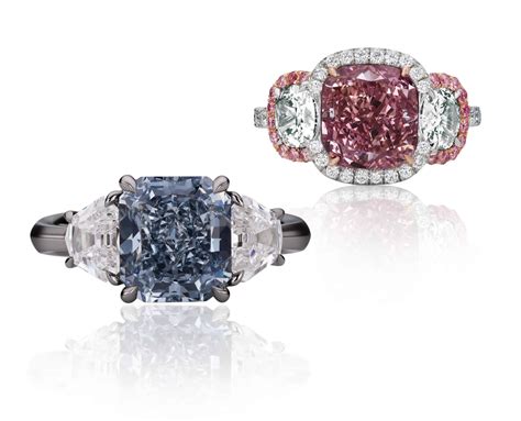 Investment in Pink and Blue Diamonds - Talore Diamonds