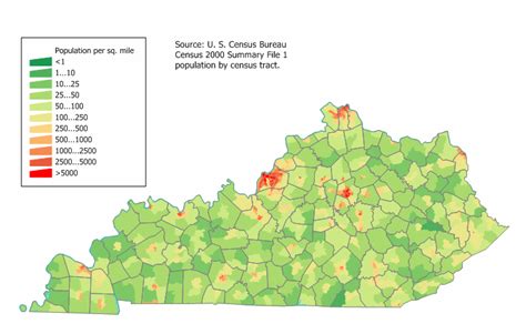 Image - Kentucky population map.png | Familypedia | FANDOM powered by Wikia