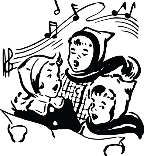 carolers clipart black and white 10 free Cliparts | Download images on ...