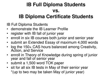 Ib Certificate Vs Diploma