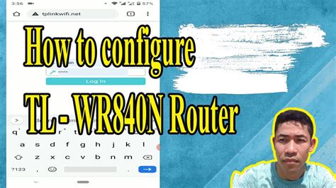 How to configure router TL - WR840N 2020 - YouTube