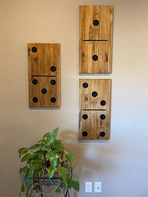 Carved Domino Wall Art - Etsy