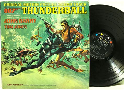 Thunderball James Bond 007 Original Movie Soundtrack LP Vinyl Record Album capitolcollectibles ...