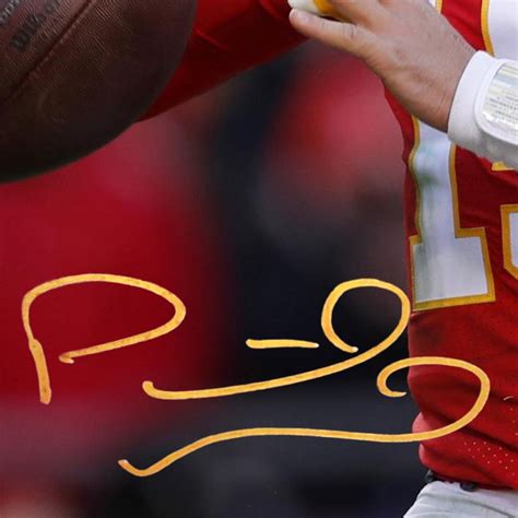 Patrick Mahomes Kansas City Chiefs Photo Limited Signature Edition Lic - RARE-T