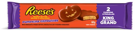 Reese’s Pumpkins Peanut Butter Cups King Size Pack, 68-g, 2-cups ...