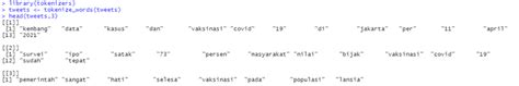 Tweet Text Data After Tokenizing Process | Download Scientific Diagram