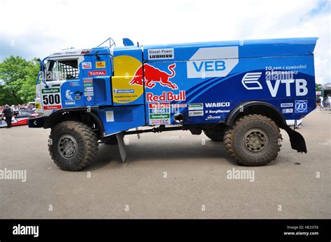 Kamaz T4 Dakar Rally truck driven by Ayrat Mardeev at the 2016 Goodwood Festival of Speed, UK ...